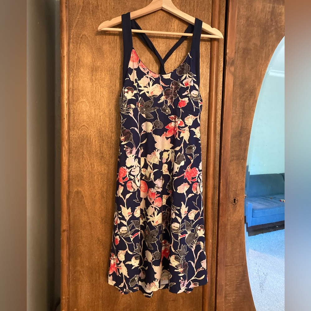 Patagonia Morning Glory Floral Twist Back Dress